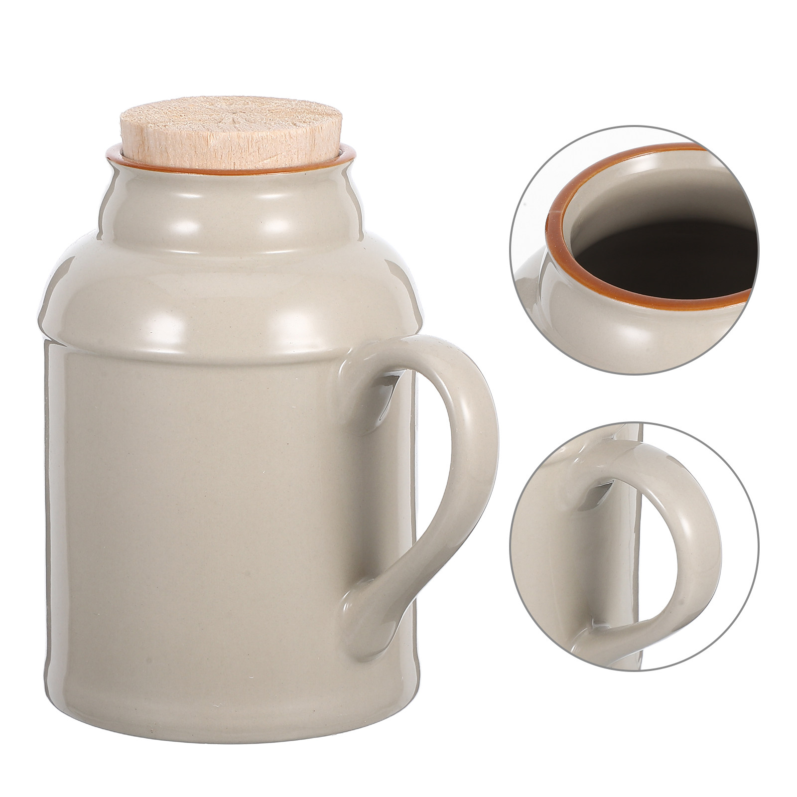 Coffee Tea Uses - Decoratieve vintage keramische waterkoker met deksel,