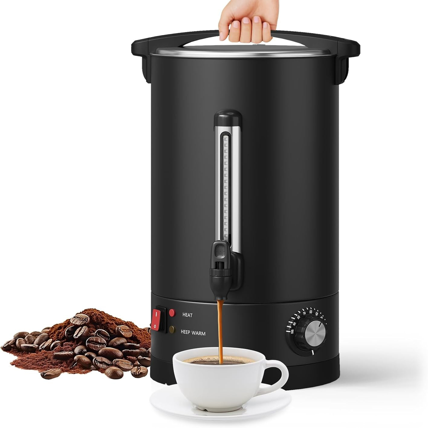 Coffee Tea Urn - 14/16 L Koffiekan, Commerciële Koffiezetapparaat Hete