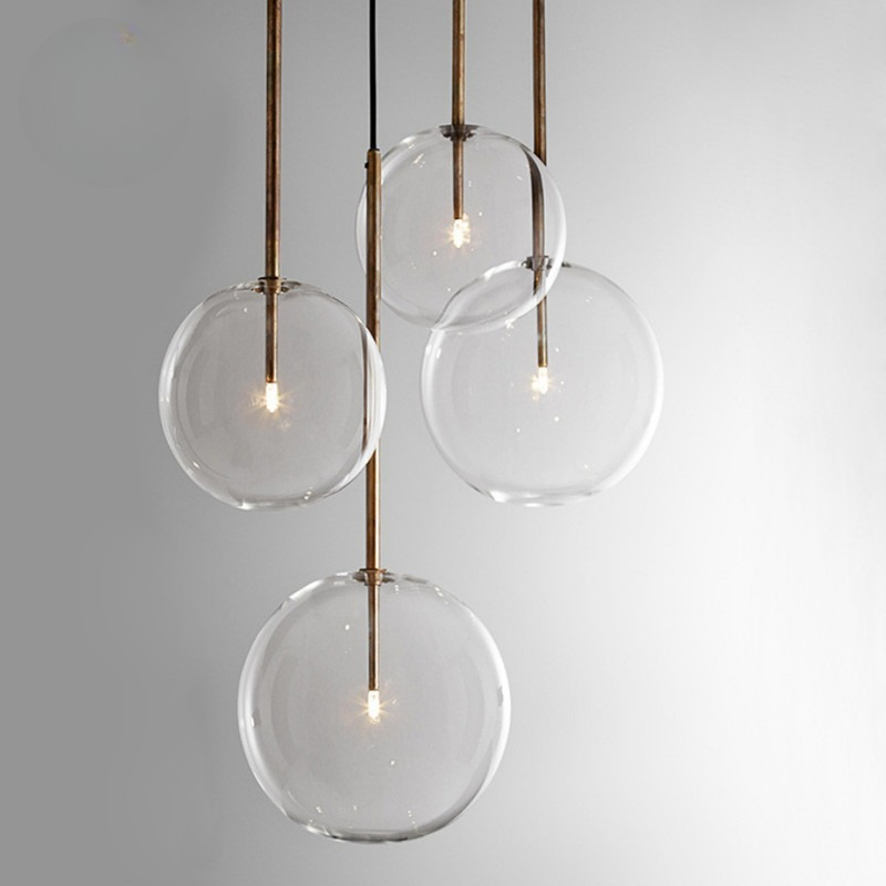 Switching Coffee To Tea - Nordic Creativity Hanglampen Glas Ronde LED