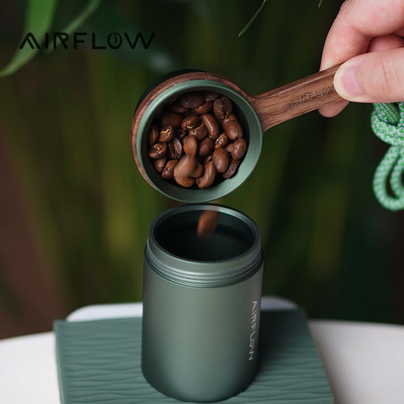 Coffee Tea And Sugar Set - AIRFLOW Houten lange koffielepel Keukenmaatlepels Thee-koffielepel