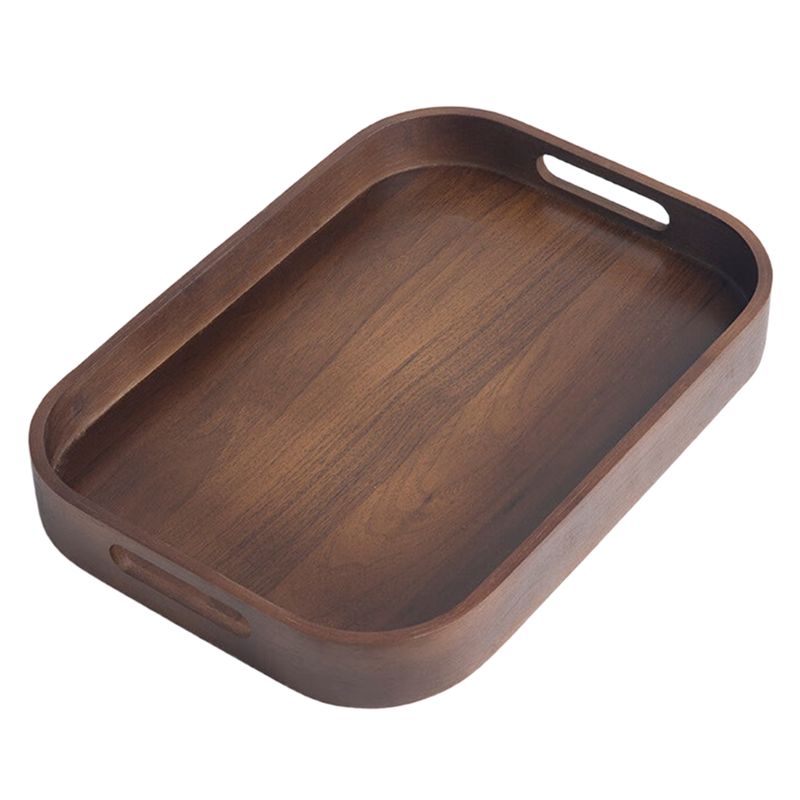 Bamboo Tea Tray - AC76-Tea Set Opbergplaat Massief Bamboe Theeblad