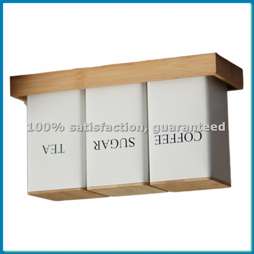 Coffee Tea And Sugar Canister Set - 3-delige set thee-, koffie- en suikerbusjes