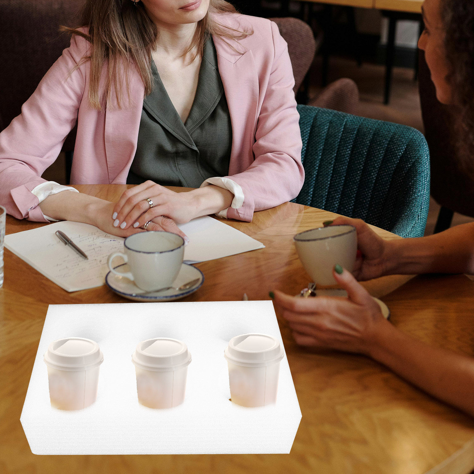 Coffee Tea Uses - 2 stuks drankbekerhouder lade met meerdere