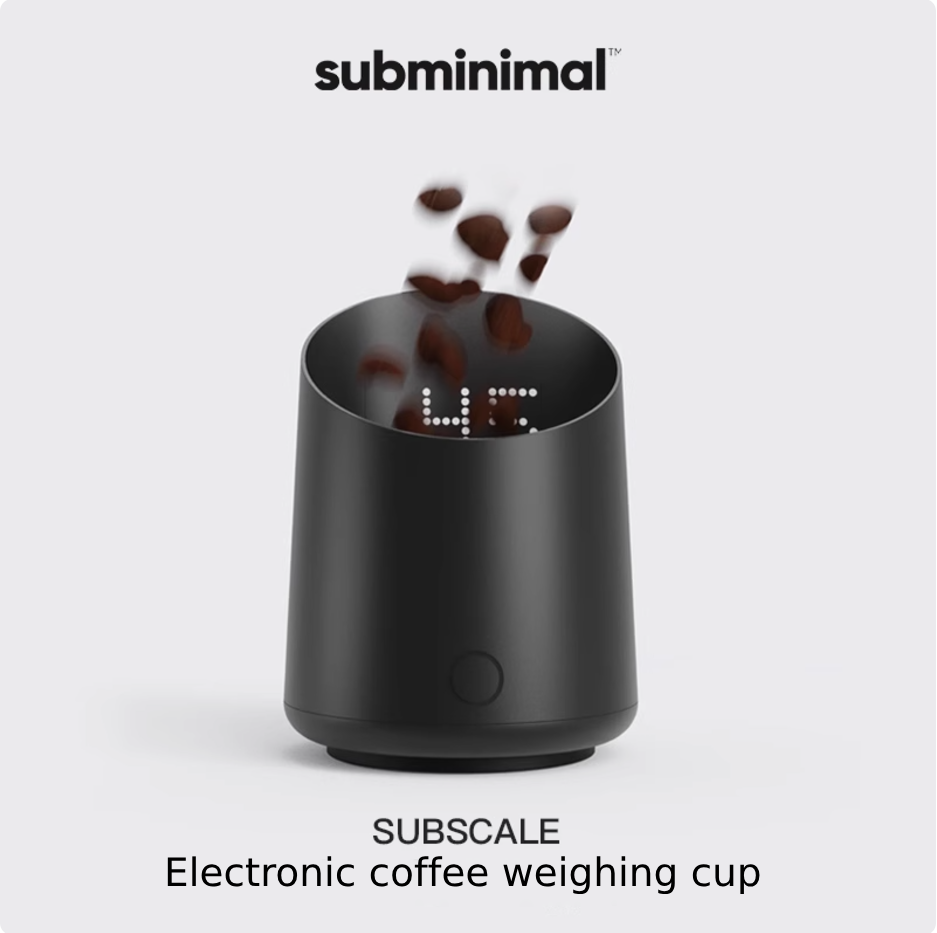 Coffee Bean Scale - Subminimum elektronische koffieweegbeker, espressoweegschaal, elektronische gietweegschaal,