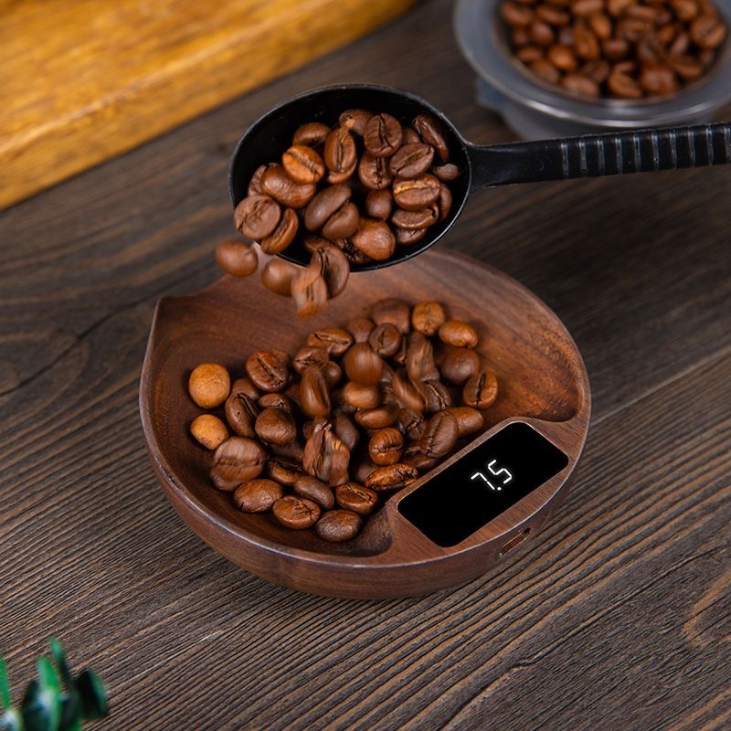 Coffee Bean Scale - Digitale koffieweegschaal, theeweegschaal, lange batterijduur, oplaadbaar