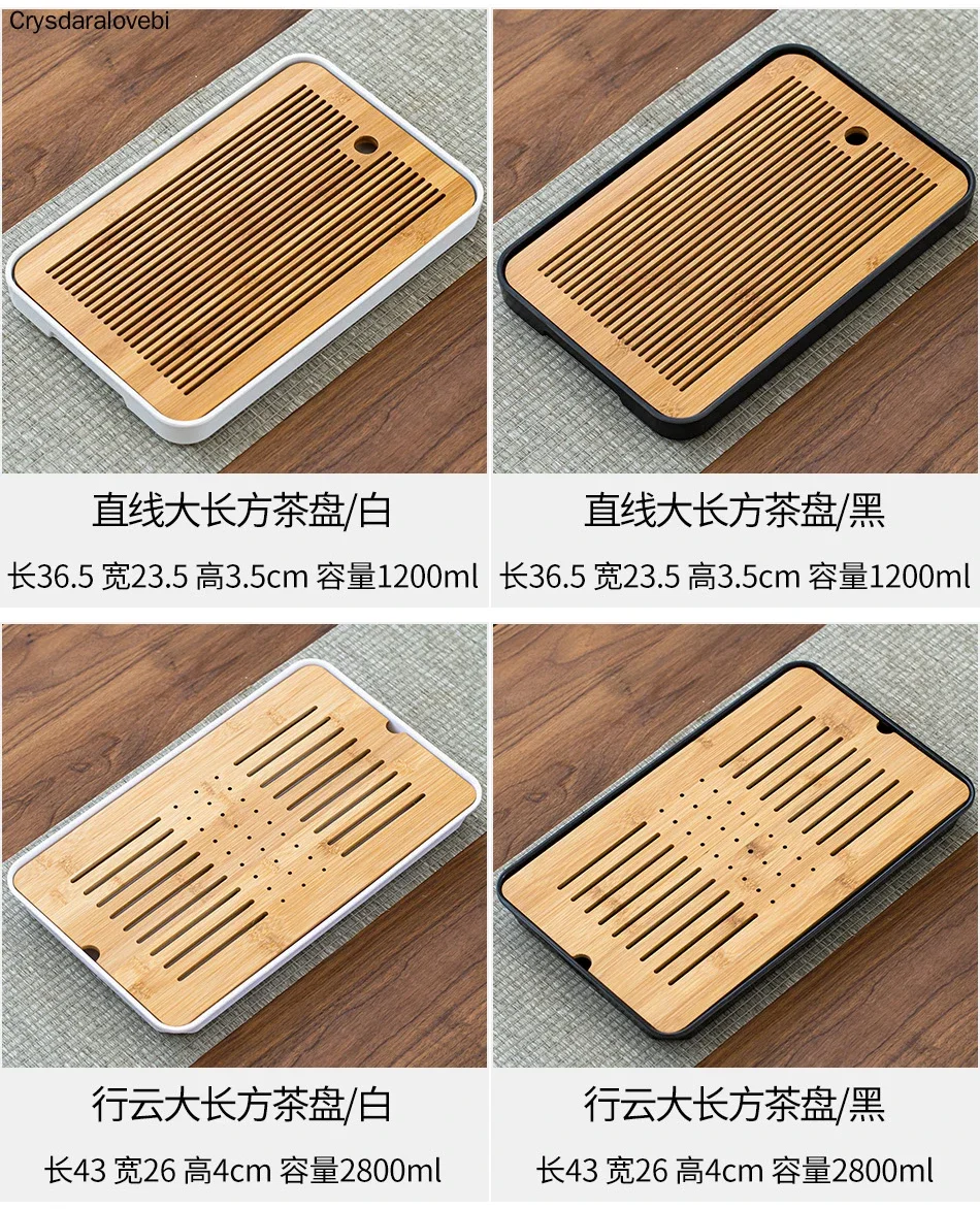 Bamboo Tea Tray - Bamboe Theeblad Pu'er thee Theeplank 1PC