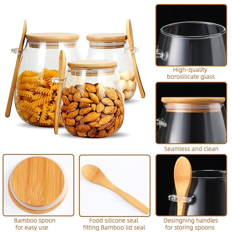 34Oz Verzegelde Glazen Pot Met - Coffee Tea And Sugar Canister Set recensie en prijs