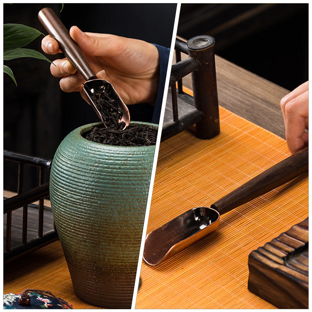 Vintage houten theelepel met l - Coffee Tea Leaf recensie en prijs