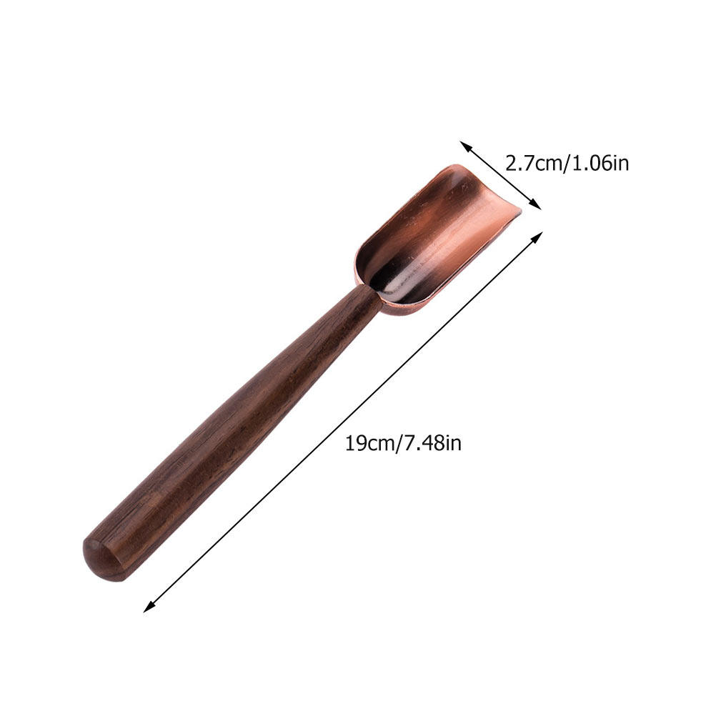 Vintage houten theelepel met l - Coffee Tea Leaf recensie en prijs