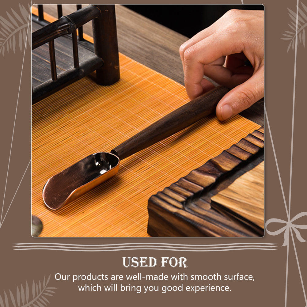 Vintage houten theelepel met l - Coffee Tea Leaf recensie en prijs