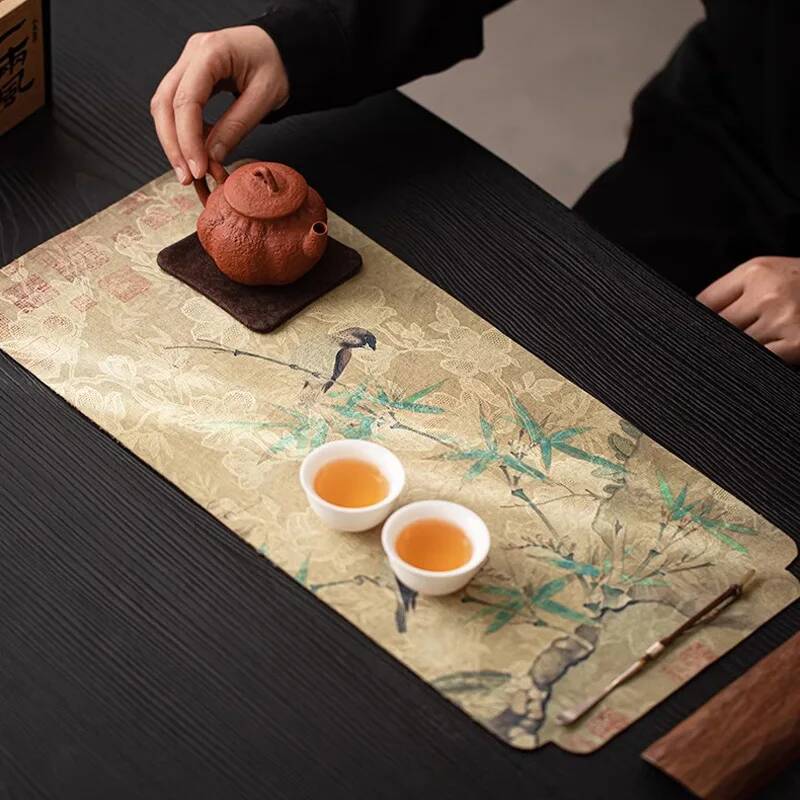 Chinese Cloud Silk Green Bambo - Bamboo Tea Tray recensie en prijs