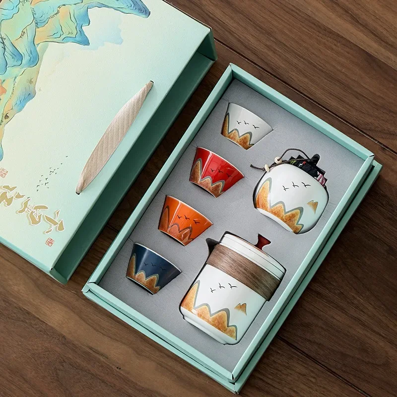 Geschenkdoos, Chinese stijl ke - Coffee Tea And Sugar Set recensie en prijs