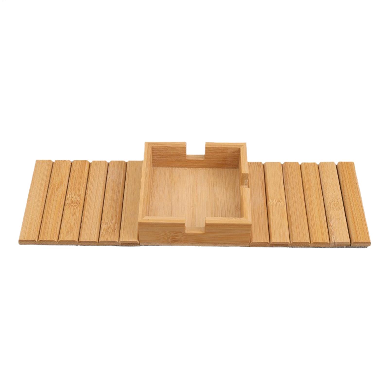 Opvouwbare houten bekerhouder  - Bamboo Tea Tray recensie en prijs