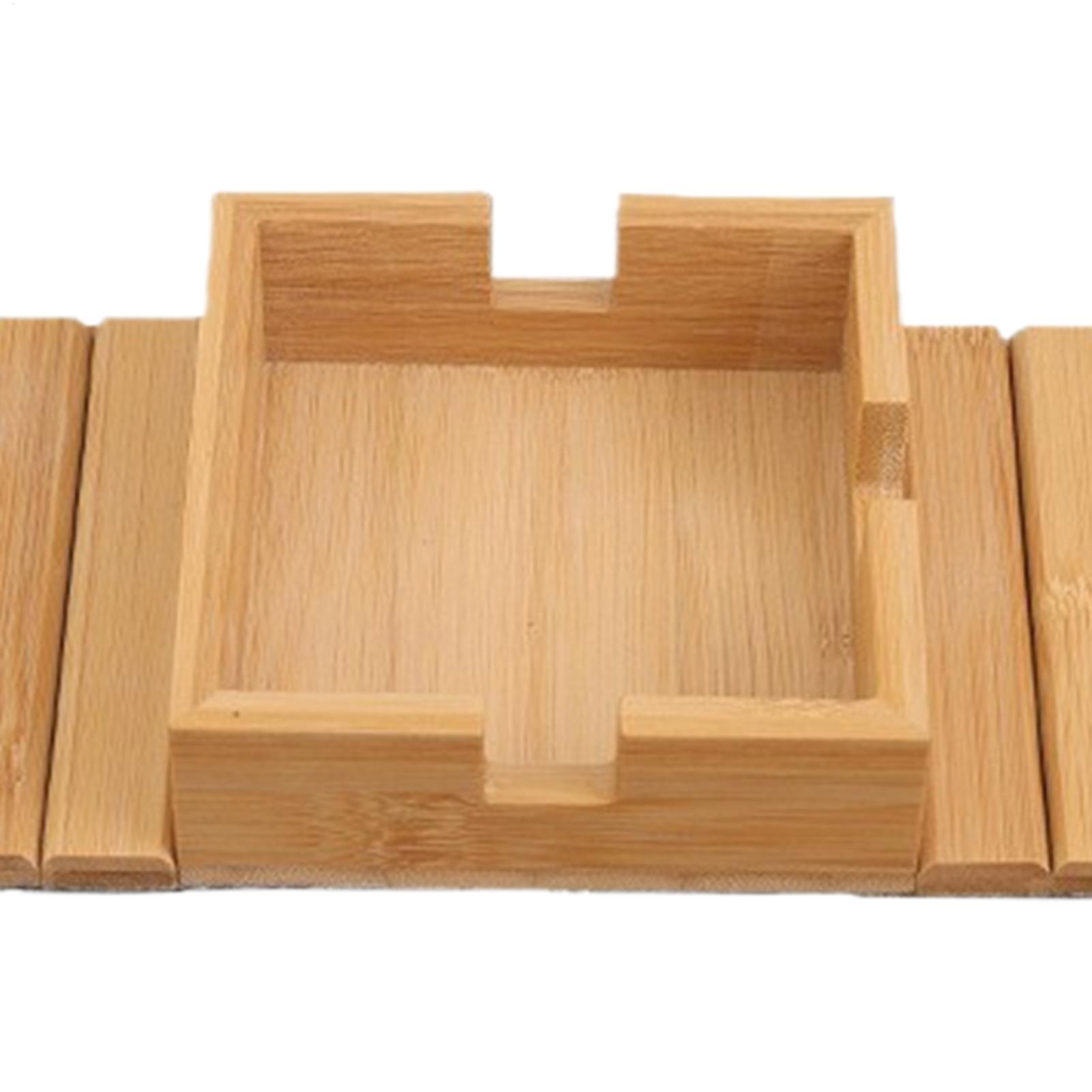 Opvouwbare houten bekerhouder  - Bamboo Tea Tray recensie en prijs