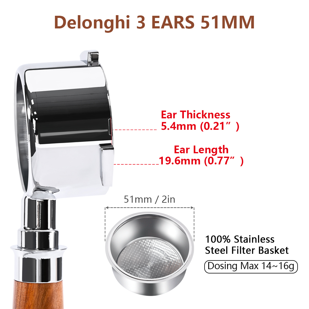 51mm Koffie Bodemloze Filterho - Coffee And Tea Filter recensie en prijs
