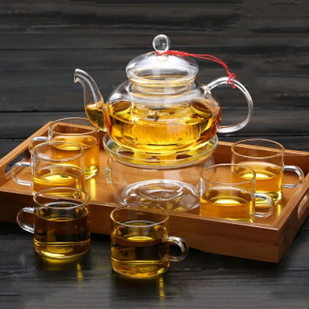 Elegant glazen theeservies Bor - Bamboo Tea Tray recensie en prijs