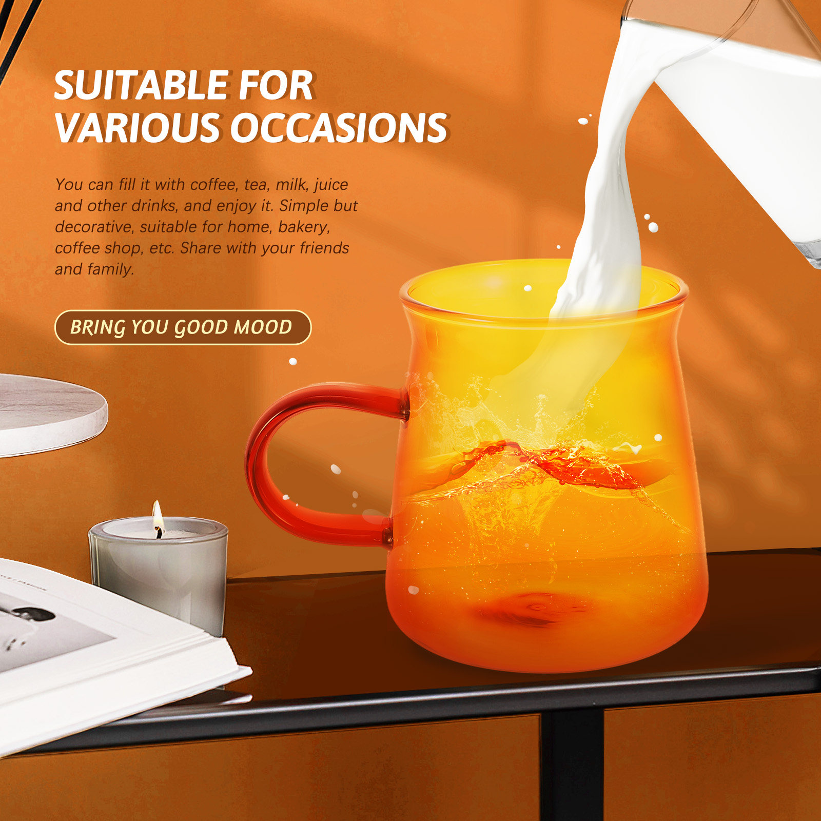 1Set Elegante Vintage Glazen T - Coffee Tea Uses recensie en prijs