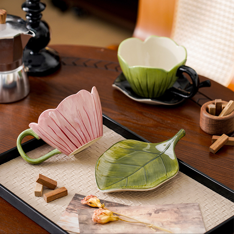 Onregelmatige handgeschilderde - Coffee Tea Leaf recensie en prijs