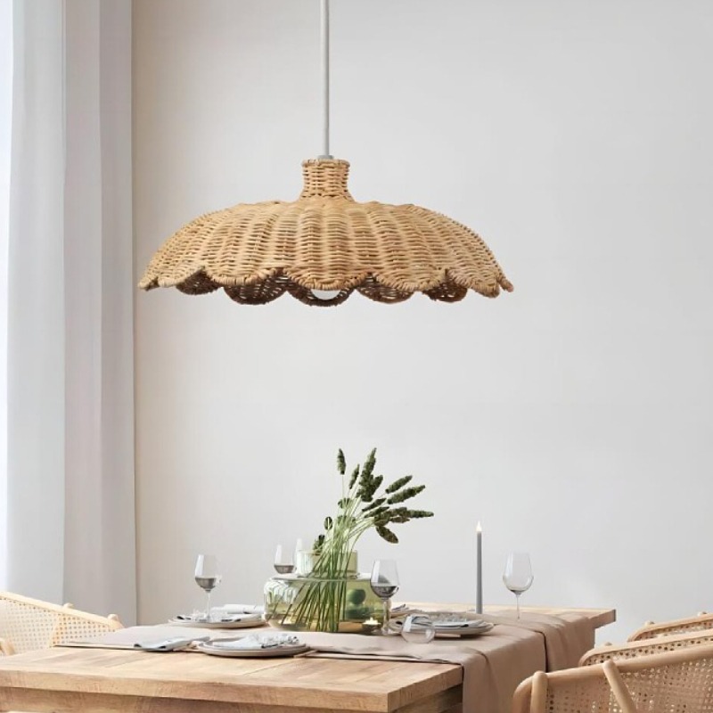 Handgemaakte geweven hanglamp  - Switching Coffee To Tea recensie en prijs