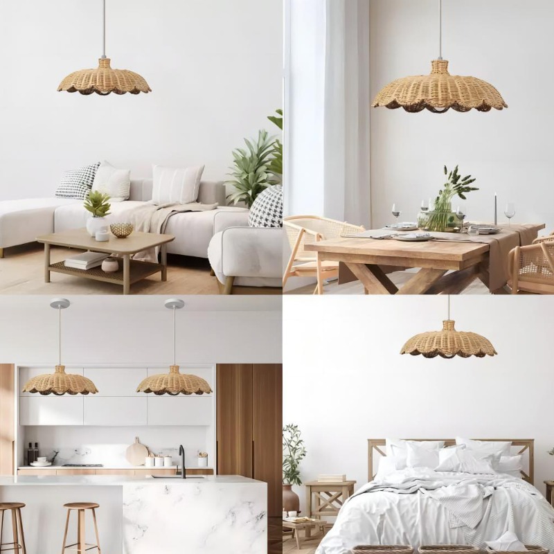 Handgemaakte geweven hanglamp  - Switching Coffee To Tea recensie en prijs
