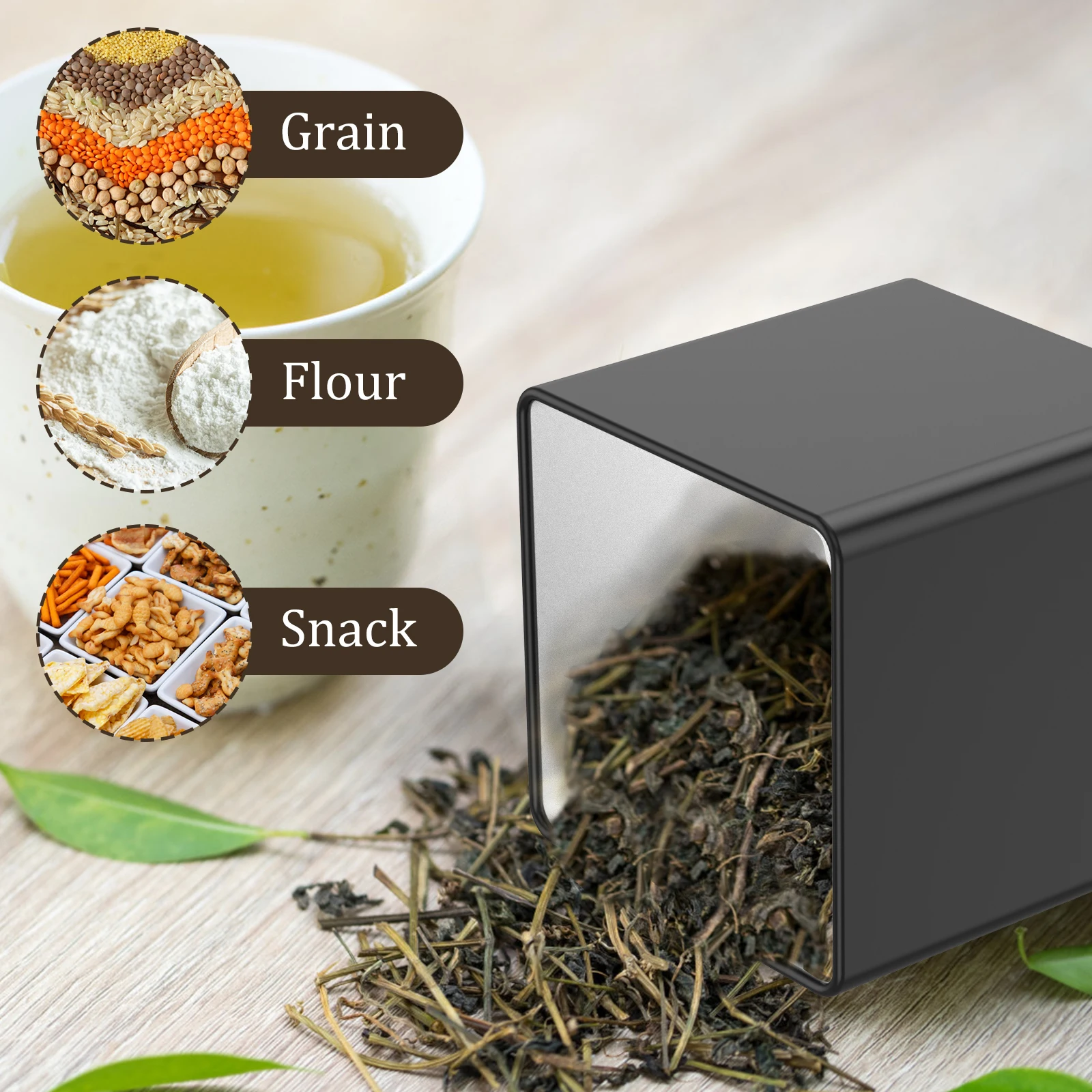 3-delige set 500ml thee-, suik - Coffee Tea And Sugar Canister Set recensie en prijs