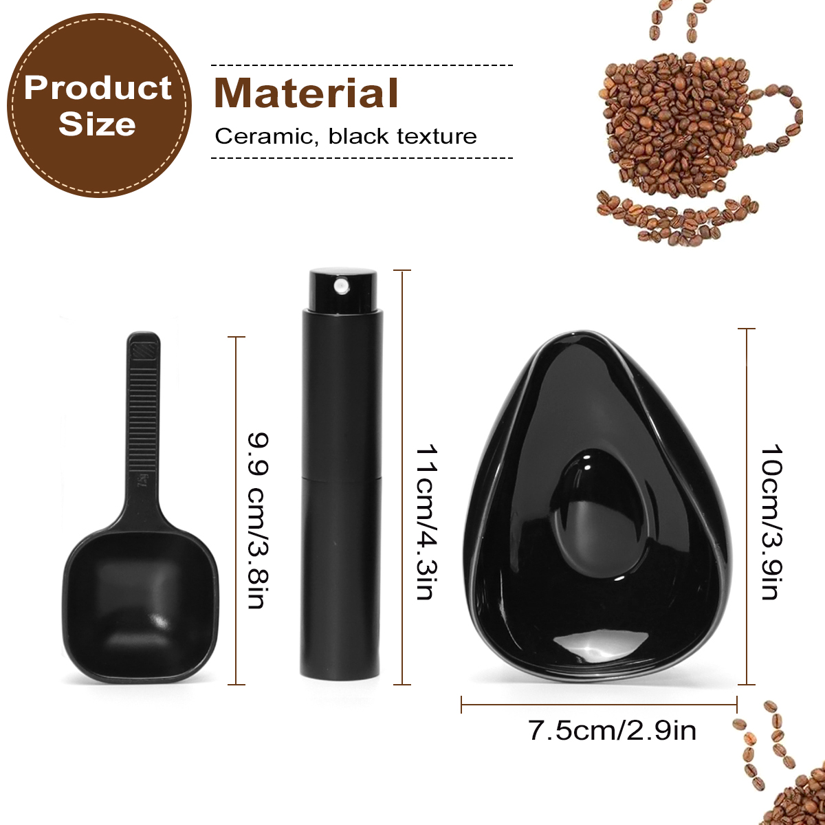 Leeseph Koffiebonen Doseerbeke - Coffee Tea And Sugar Set recensie en prijs