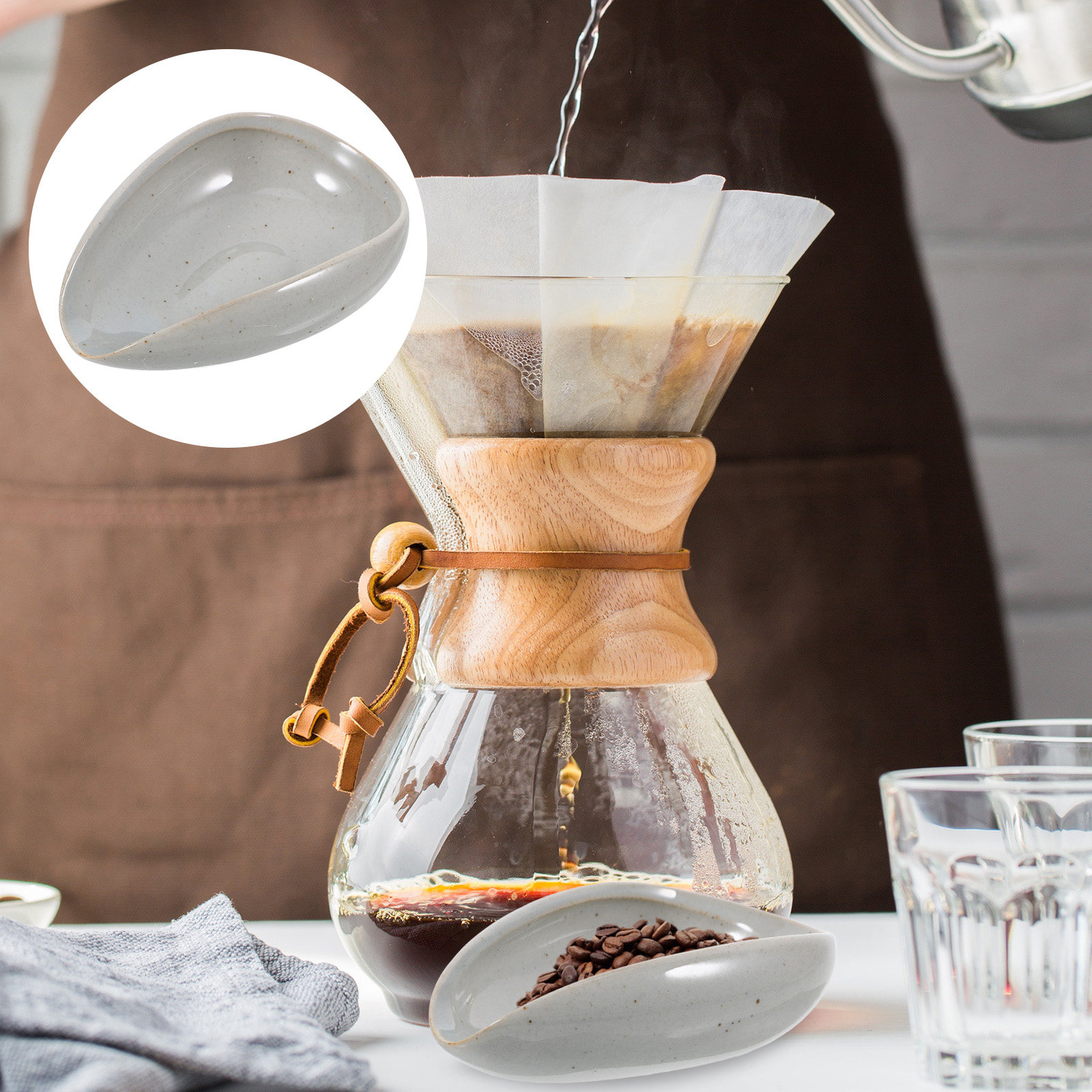 Keramische koffiebonenbak, mul - Coffee Tea Leaf recensie en prijs