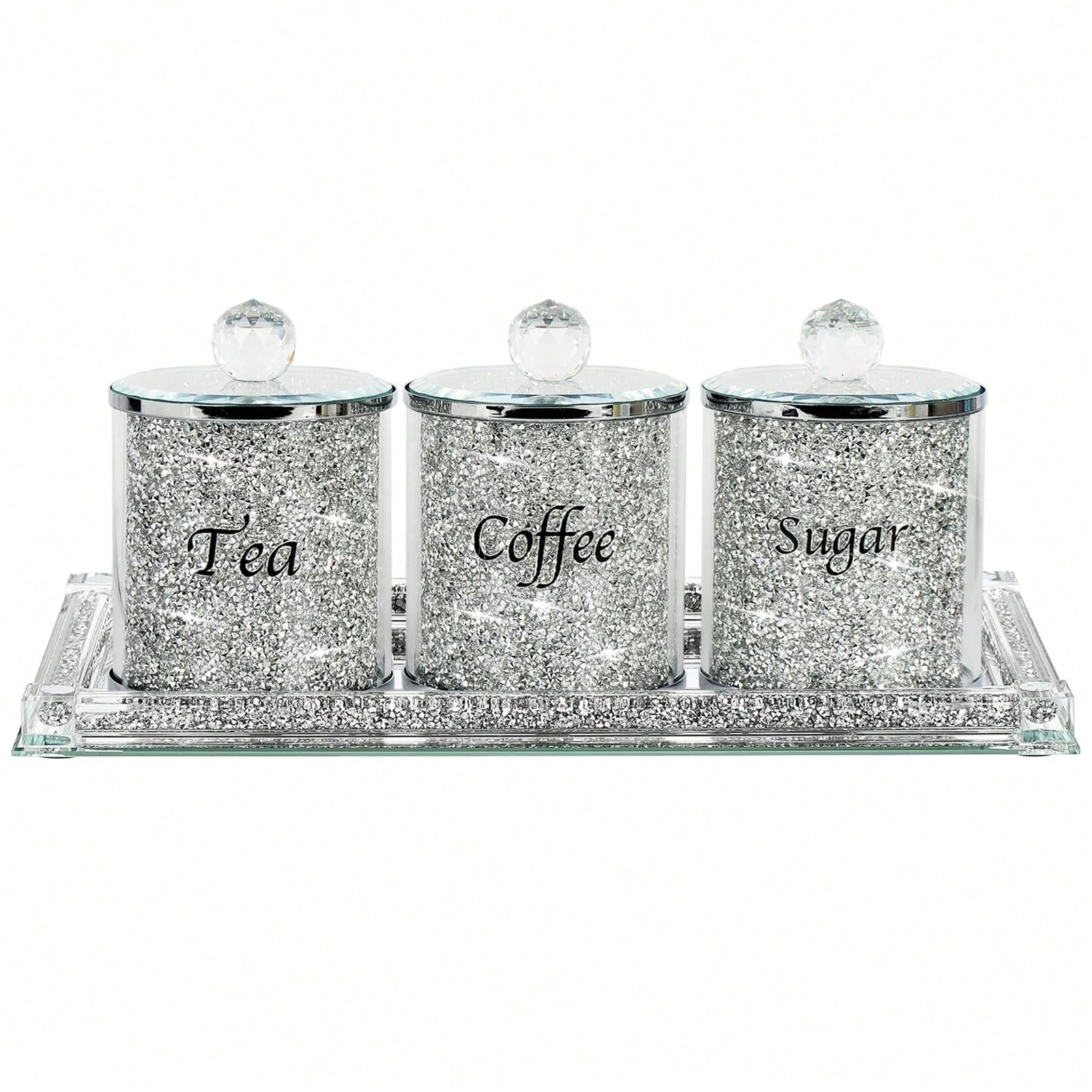Koffie Suiker Thee Blikjesset  - Coffee Tea And Sugar Canister Set recensie en prijs