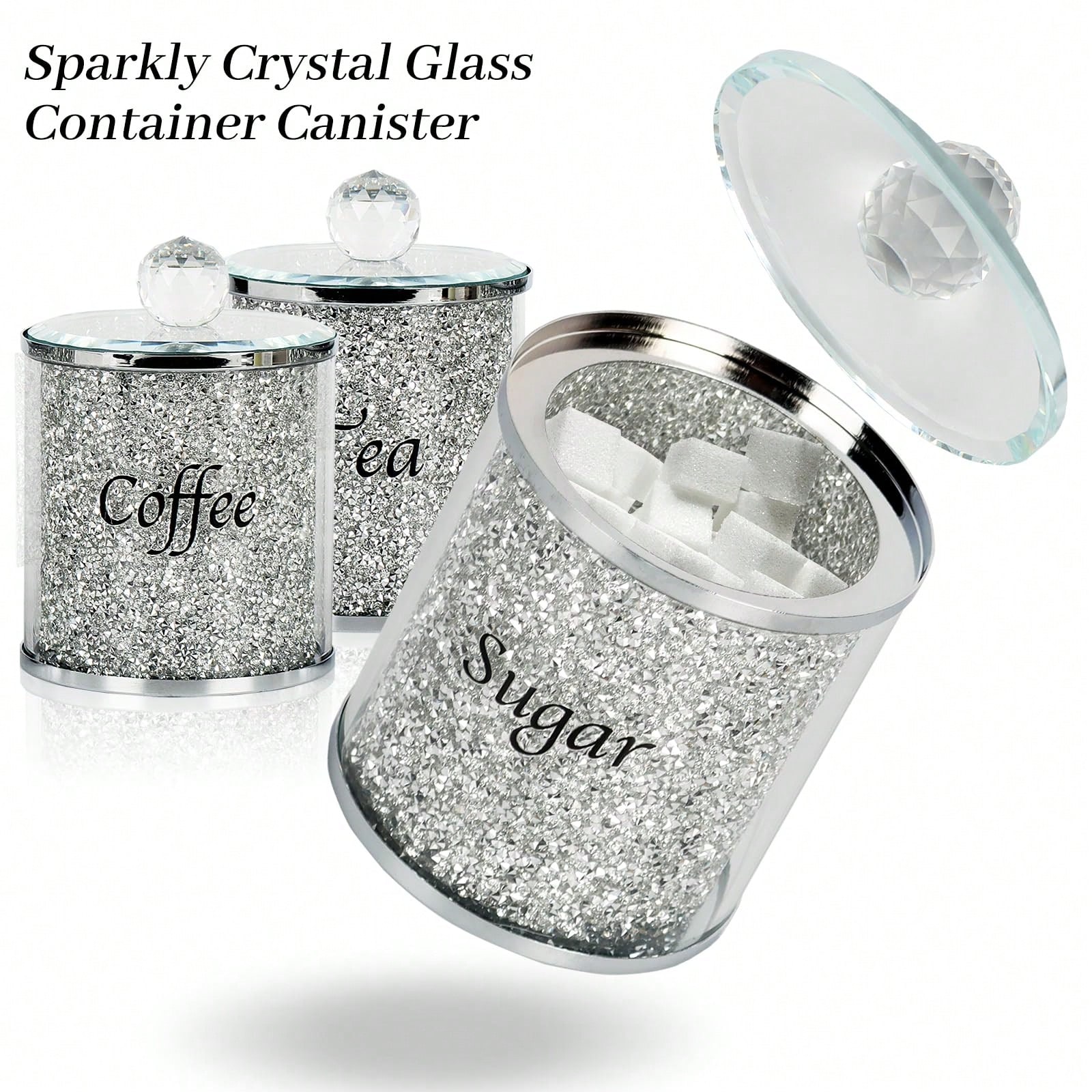 Koffie Suiker Thee Blikjesset  - Coffee Tea And Sugar Canister Set recensie en prijs