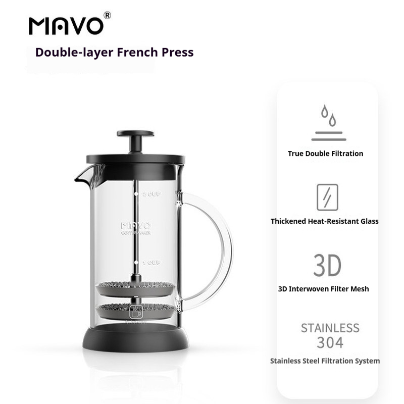 MAVO French Press Koffiezetapp - Coffee And Tea Filter recensie en prijs