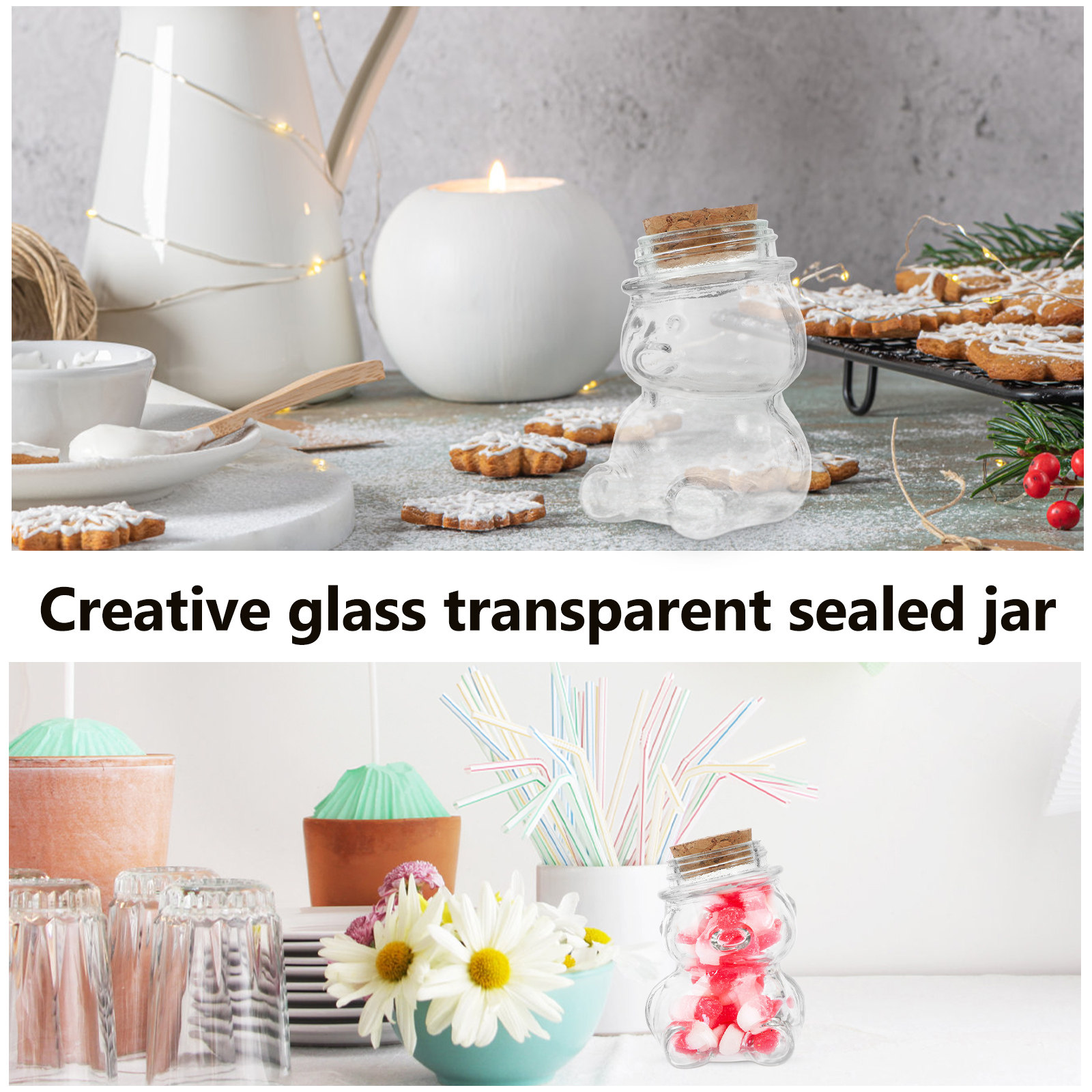 4-delige glazen snoepkruikense - Coffee Tea And Sugar Set recensie en prijs