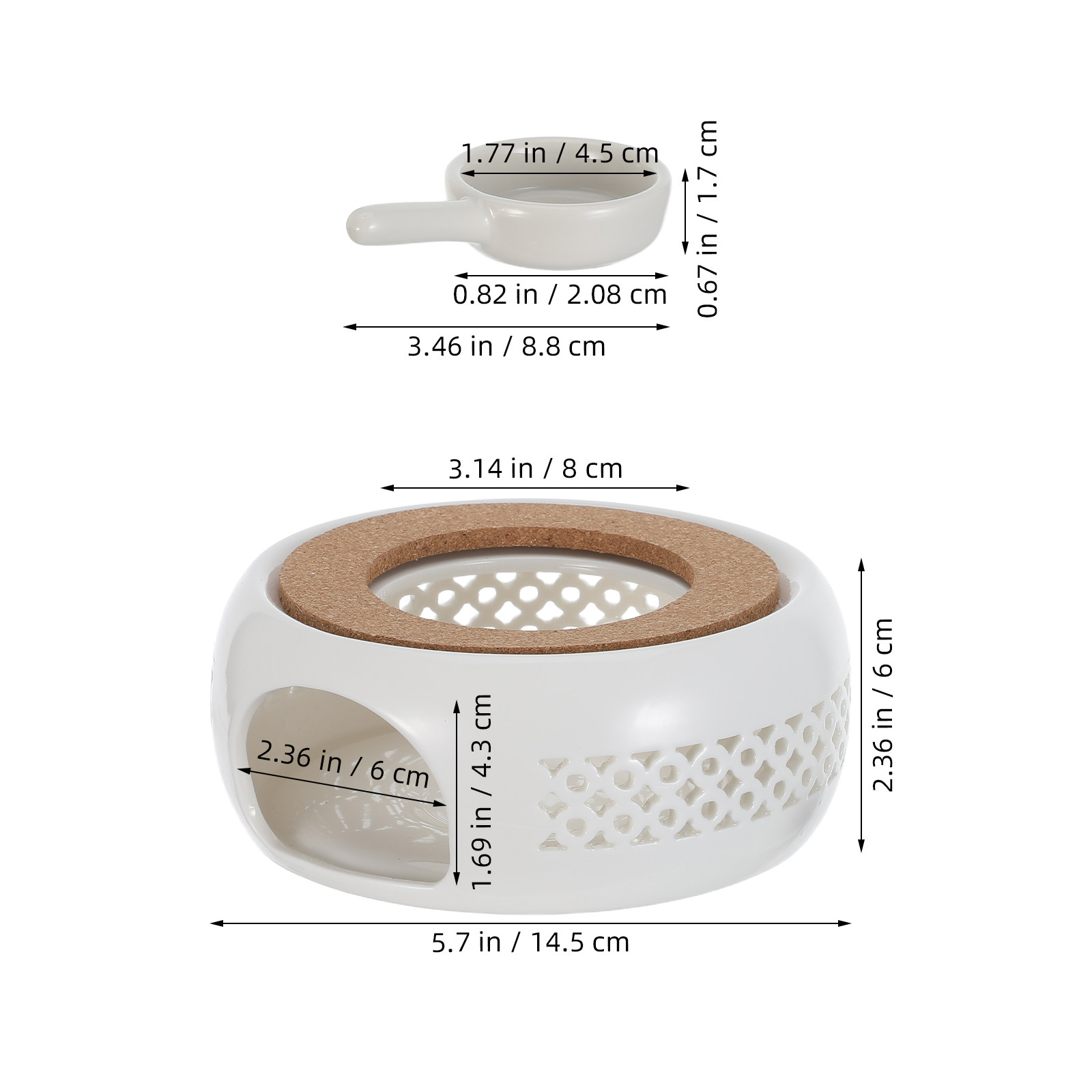 1Set Keramische Theepotverwarm - Coffee Tea Uses recensie en prijs