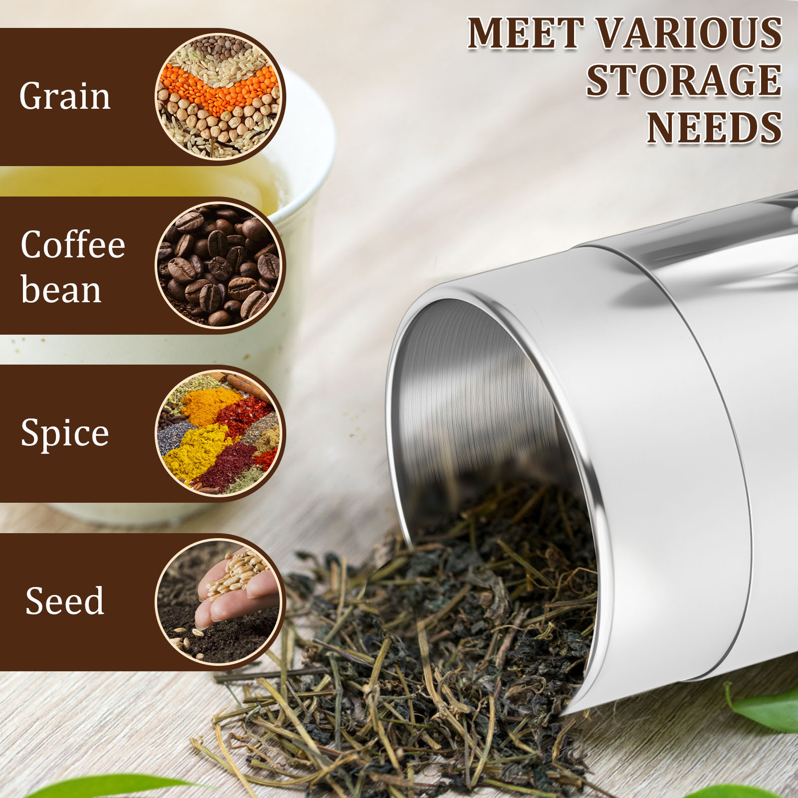 Roestvrijstalen theebladblikke - Coffee Tea Leaf recensie en prijs