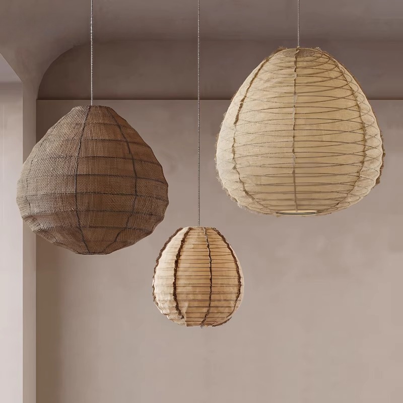 Japanse metalen doek hanglampe - Switching Coffee To Tea recensie en prijs
