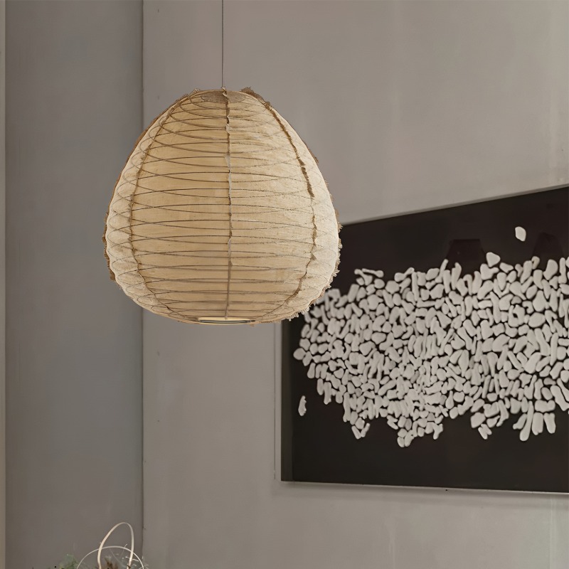 Japanse metalen doek hanglampe - Switching Coffee To Tea recensie en prijs