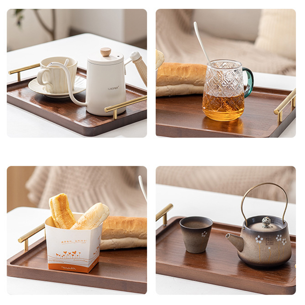 Houten dienblad met handgrepen - Bamboo Tea Tray recensie en prijs