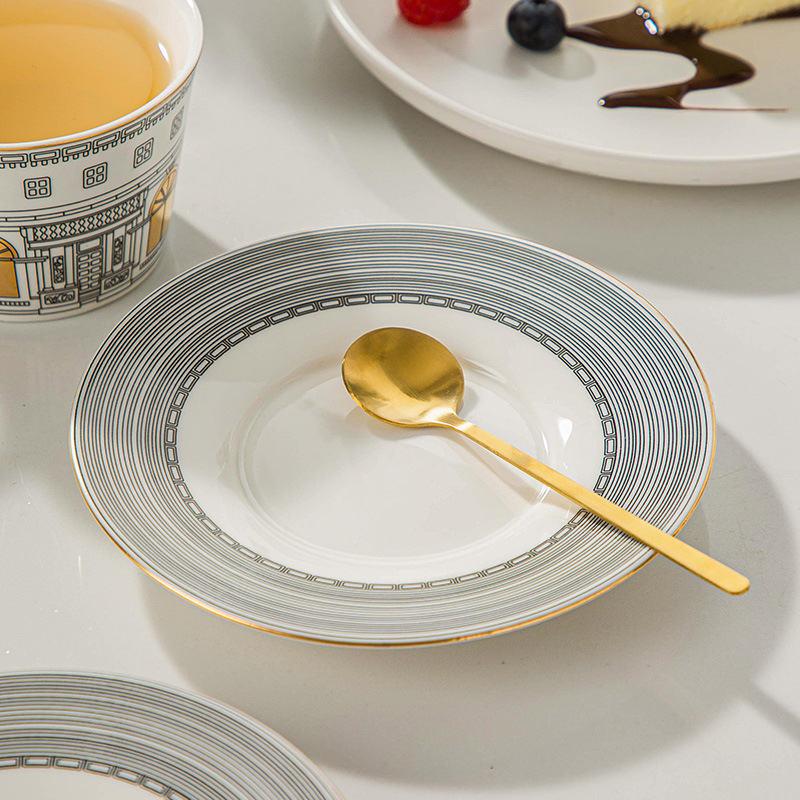 Architecturale kop en schotel  - Coffee Tea And Sugar Set recensie en prijs