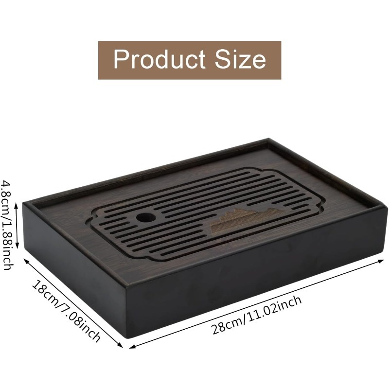 1-delige bamboe theeblad, 11 i - Bamboo Tea Tray recensie en prijs