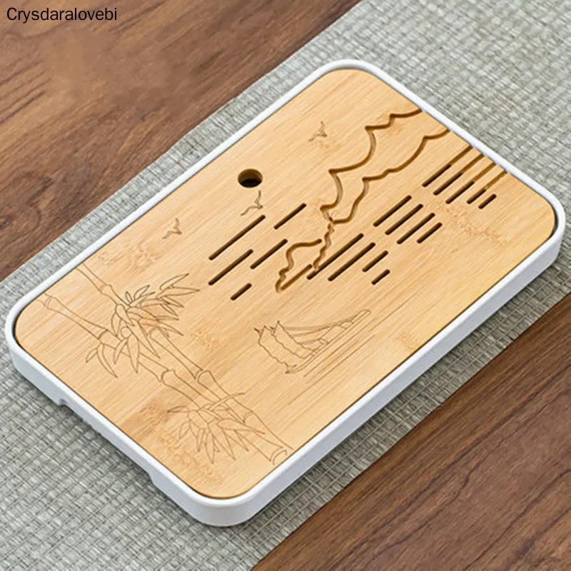 Bamboe Theeblad Pu'er thee The - Bamboo Tea Tray recensie en prijs